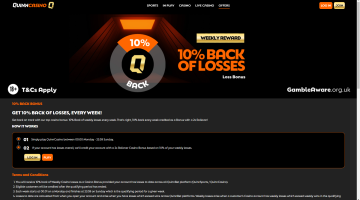 Quinn Casino’s Weekly Cashback!