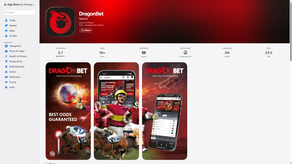 DragonBet Sports Betting App