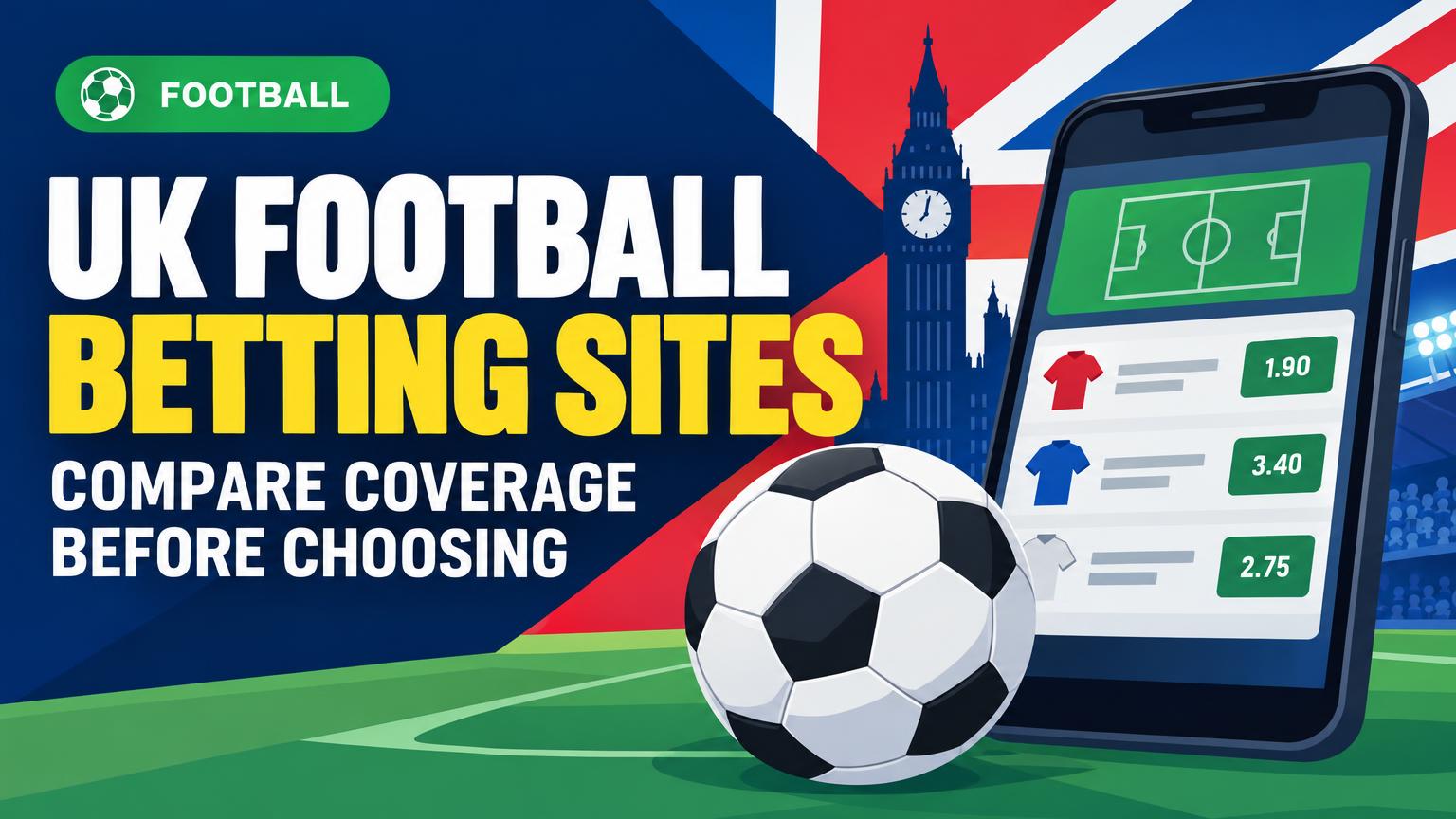 UK Football Betting Sites: Compare Coverage Before Choosing a Bookmaker