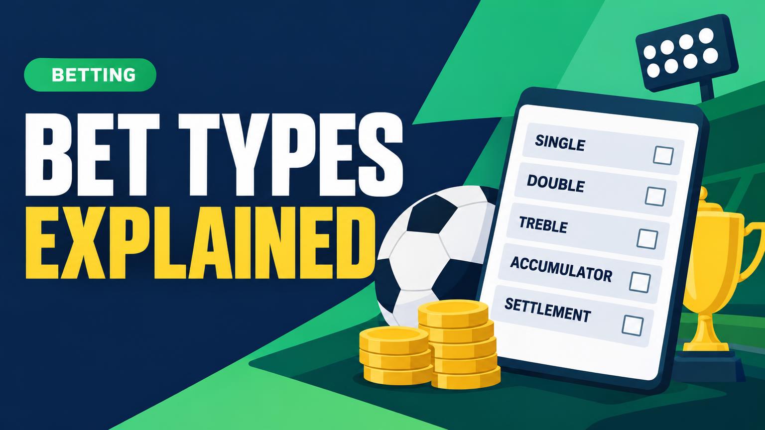 Types of Bets Explained: From Singles to Settlement